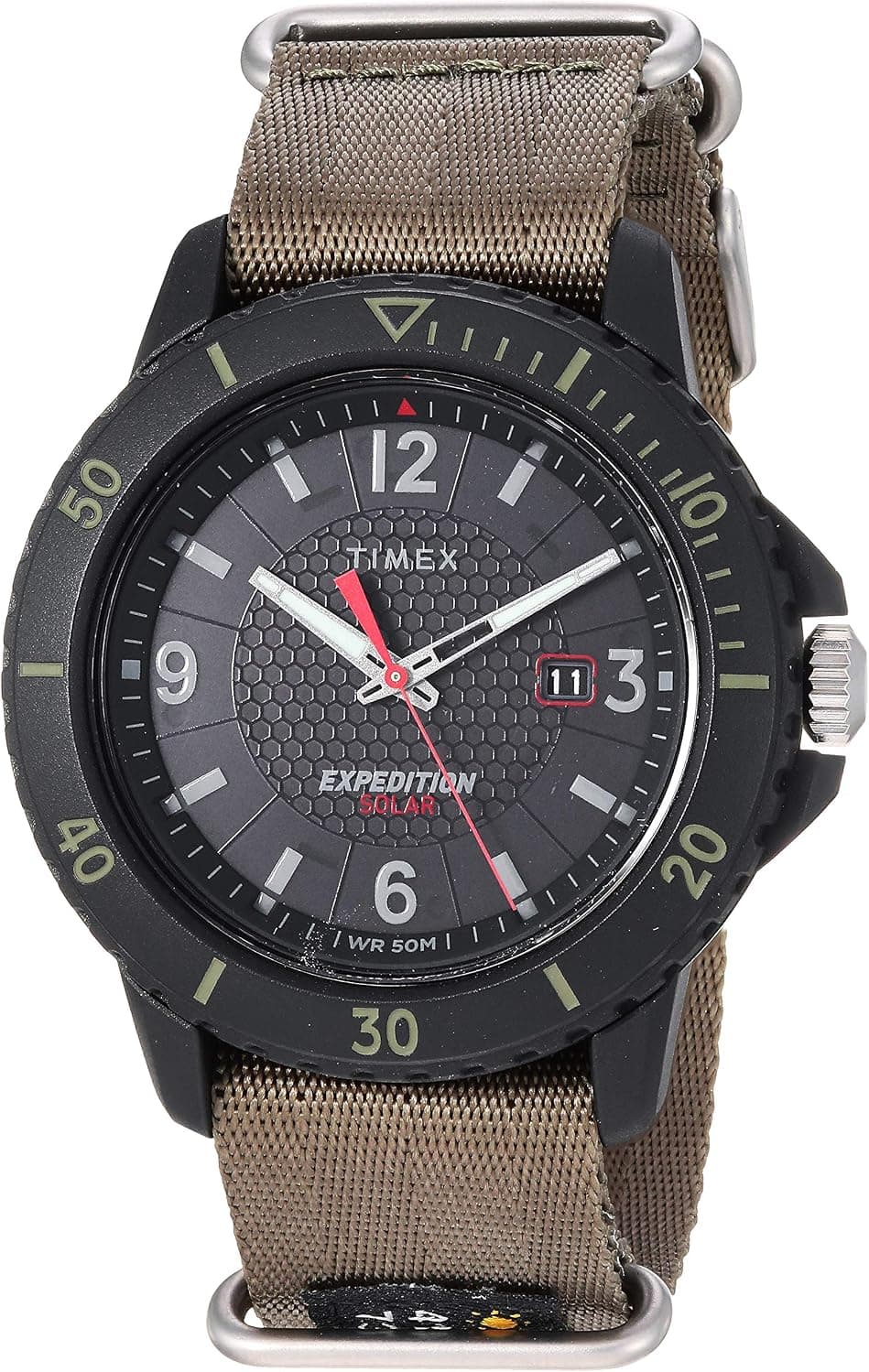 Timex Gallatin 45mm, Black Dial Green Nylon