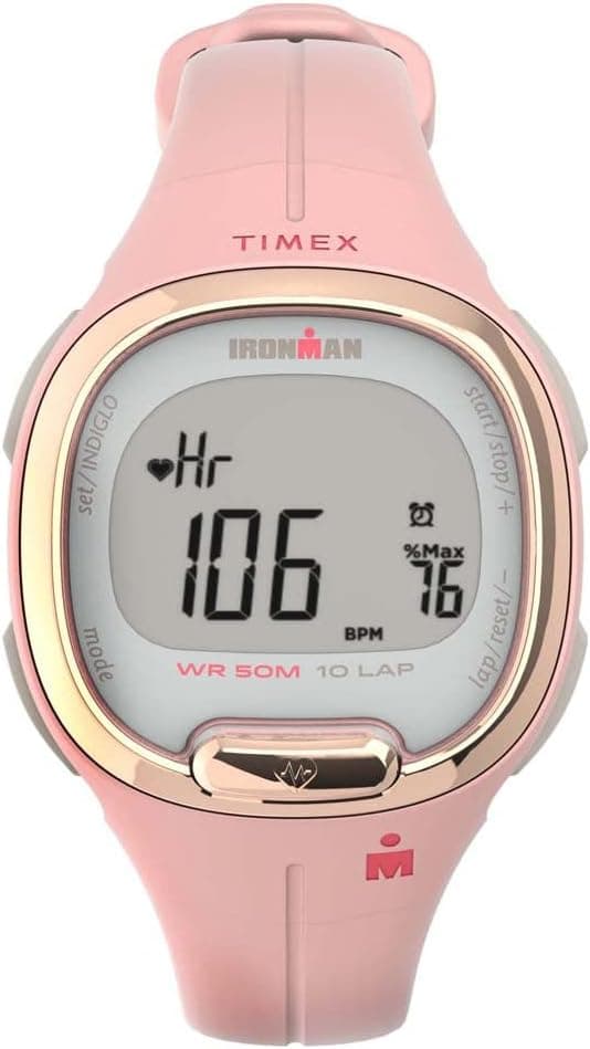 Timex Ironman Transit, Digital Zifferblatt Pink Kautschukband