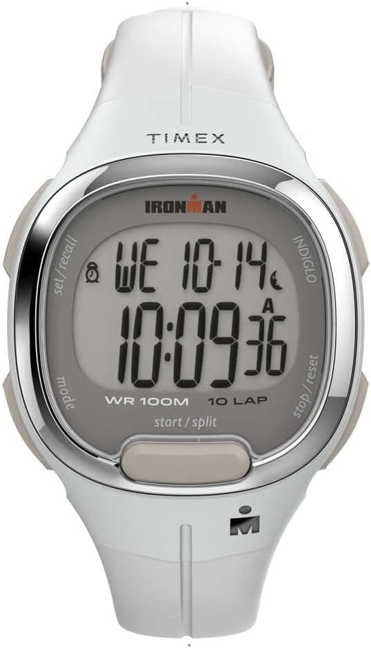 Timex Ironman Triathlon Transit 33mm, Gray Dial White Resin