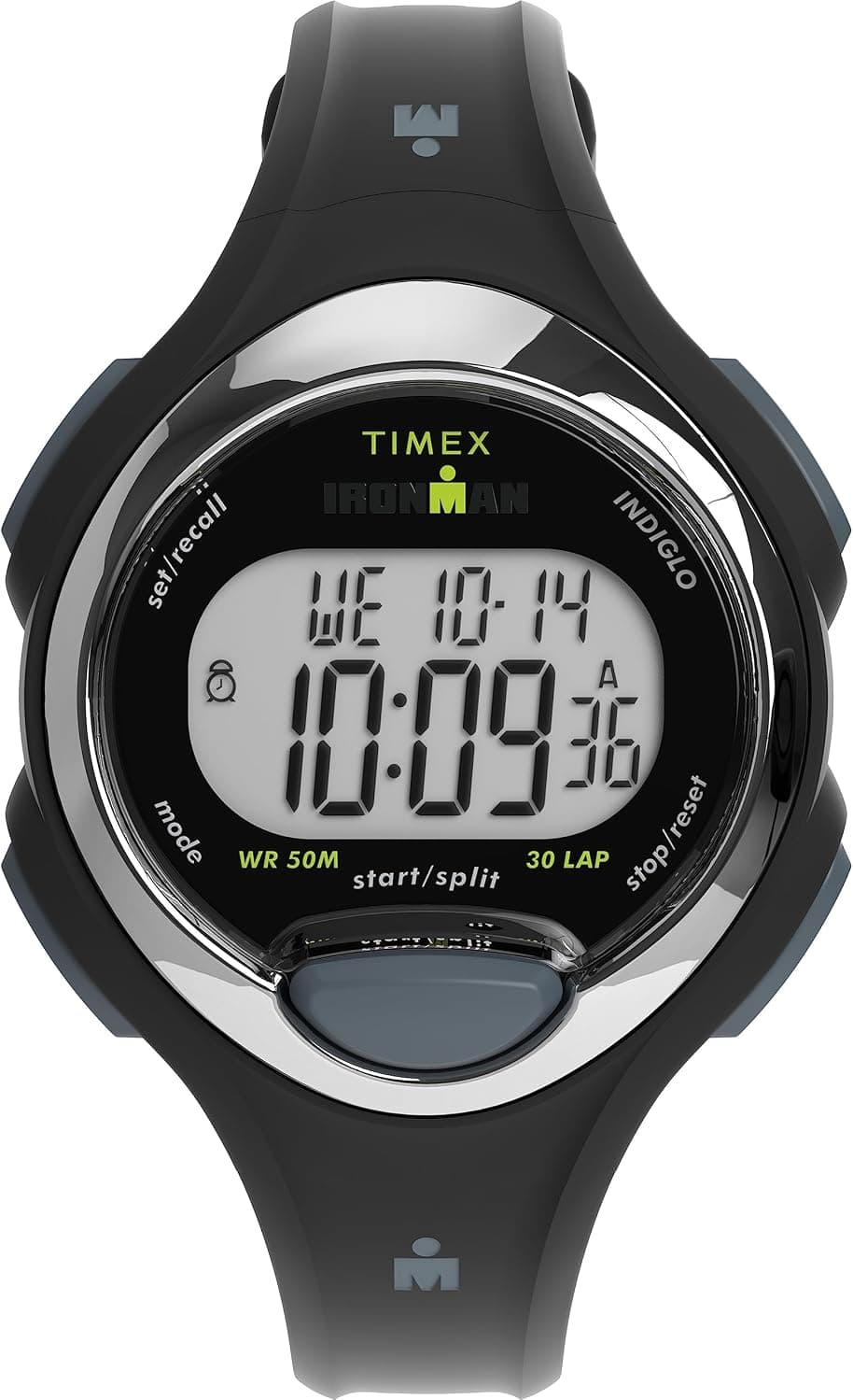 Timex Ironman 34mm, Multicolor Dial Black Polyurethane