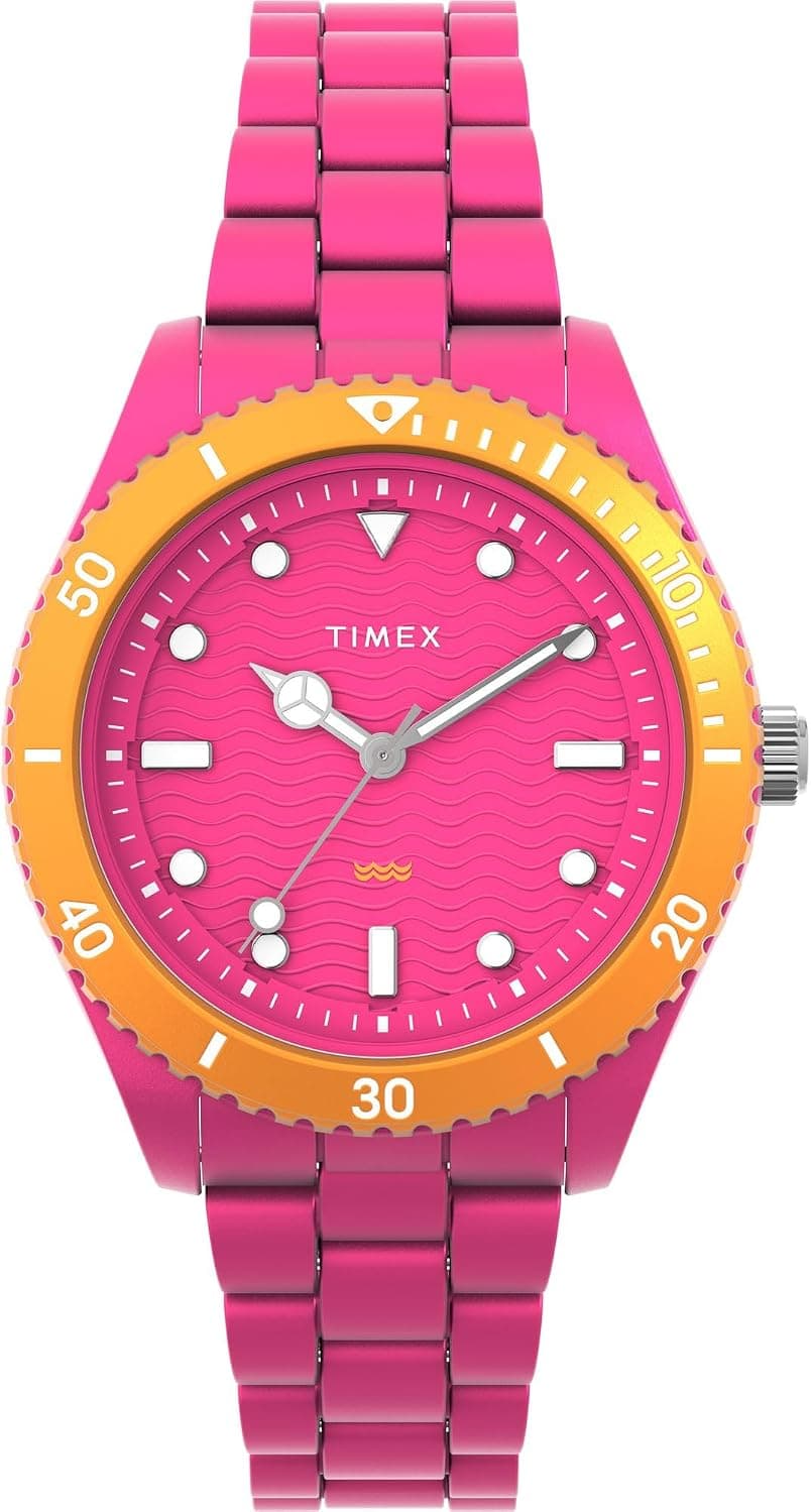 Timex Legacy Ocean TW2Y04600VQ, 37 mm, rosafarbenes Zifferblatt