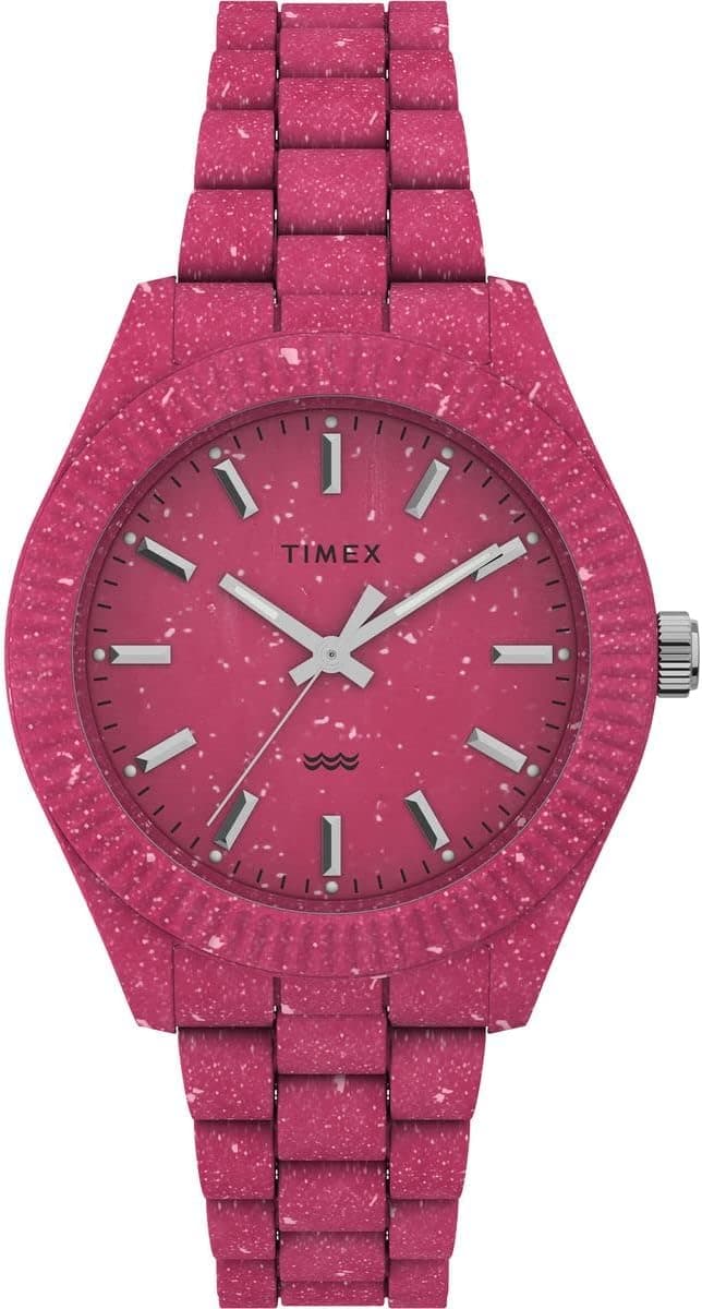 Timex Legacy Ocean 37mm, Pink Dial Pink Plastic