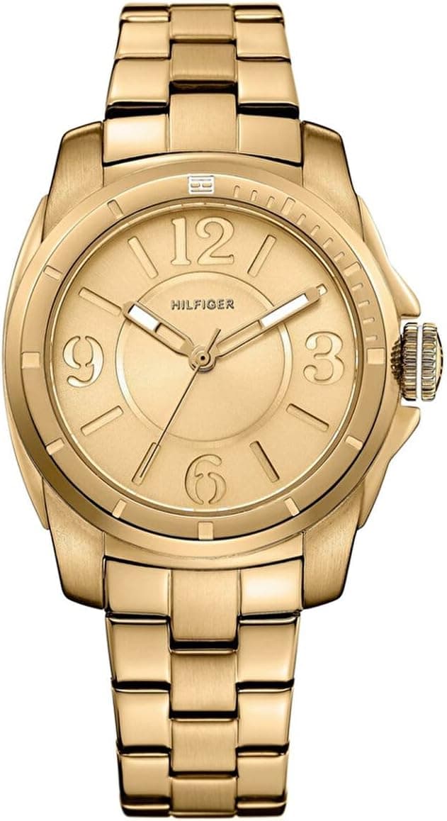 Tommy Hilfiger 1781139, 36mm, Gold Dial, Rose Gold Stainless Steel Bracelet