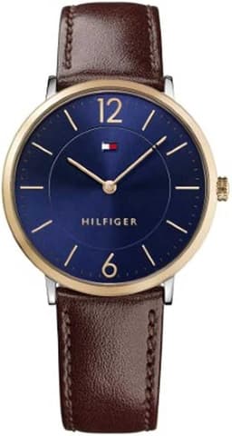 Tommy Hilfiger Leather Strap 40mm Herrenuhr, Primärbild