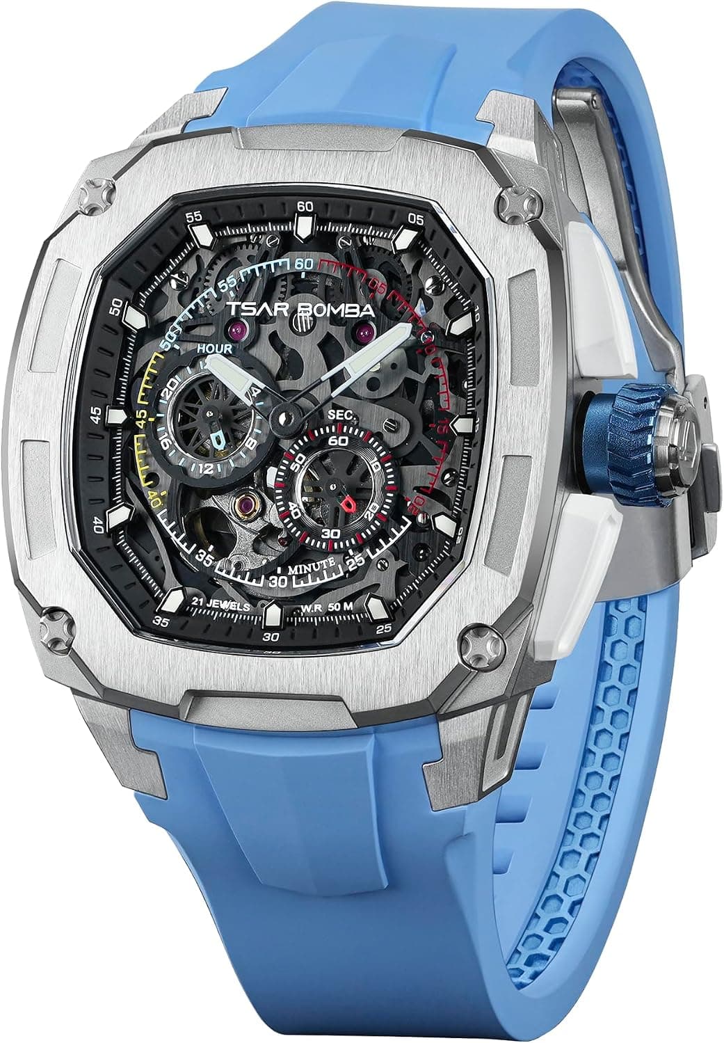 Tsar Bomba Dark Matter 2024, Black Dial, Blue Rubber Band