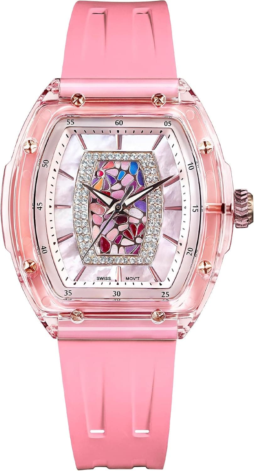 Tsar Bomba 2024-8219, Pink Dial, Pink Rubber Band