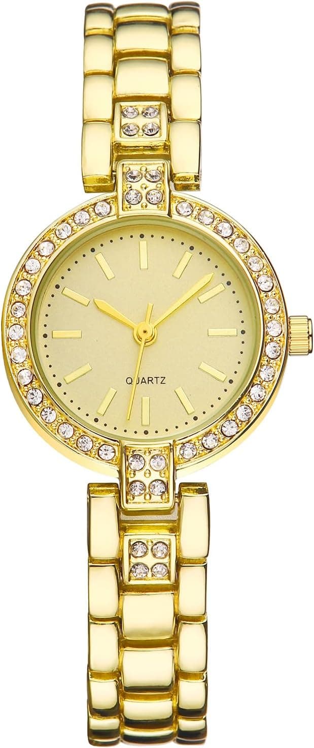 Twoption C0007L-GD, 28mm, Gold Metal Bracelet