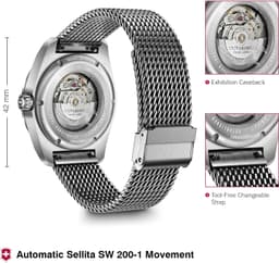 Victorinox Swiss Army 242045 42mm watch, detail view 3