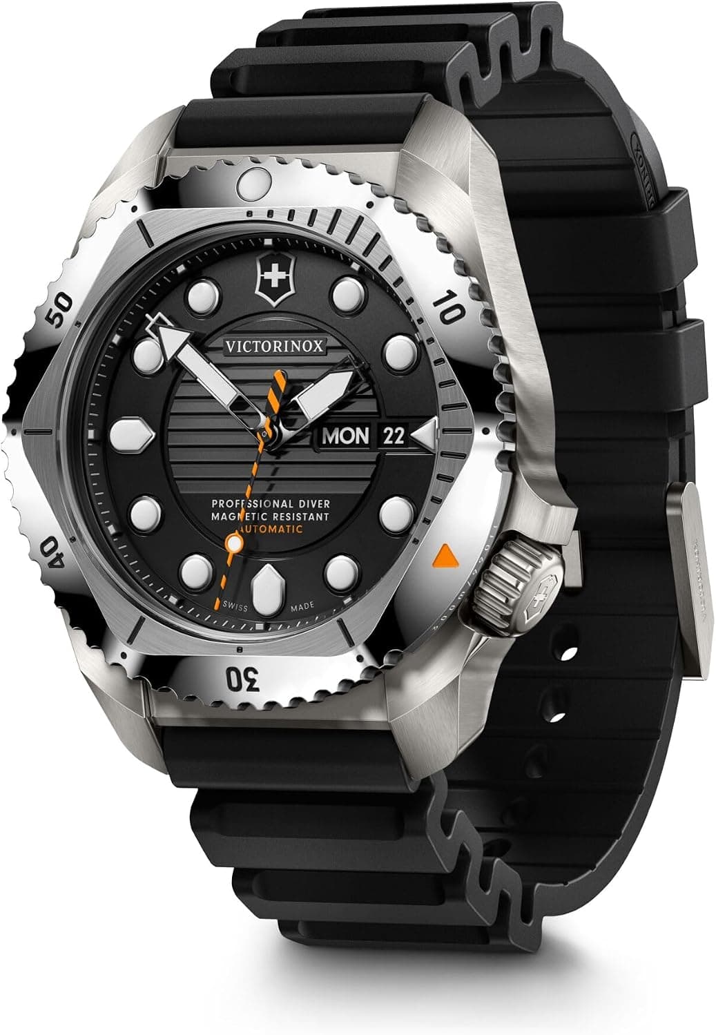 Victorinox Swiss Army Dive Pro, Black Dial Black Rubber