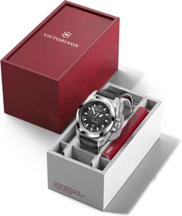 Victorinox Swiss Army I.N.O.X. Auto 41, SIR, BLK dial, BLK rubber str 41mm Mens, detail view 7