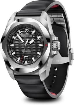 Victorinox Swiss Army I.N.O.X. Auto 41, SIR, BLK dial, BLK rubber str 41mm Mens, detail view 2