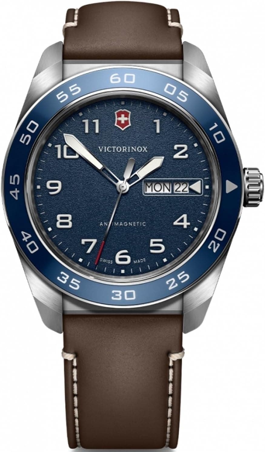 Victorinox Swiss Army Swiss Army 42mm, Blue Dial Brown Leather
