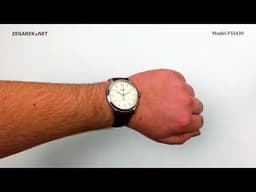 Fossil Minimalist, Blue Dial video 2