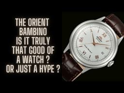 Orient Bambino Version 2 - Ref. TAC00009W0 video 2