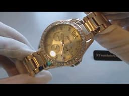 Fossil Riley, Gold Dial video 1