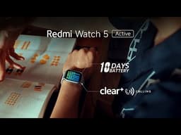 Xiaomi Redmi Watch 5 Active, Black Dial video 1