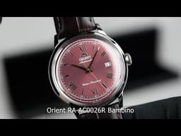 Orient Bambino Version 2, Red Dial video 1
