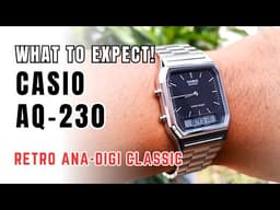 Casio AQ230A-7 video 2