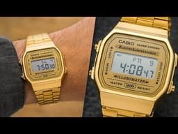 Casio -A168WG-9WDF, Gold Dial video 1