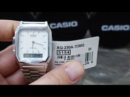 Casio Analog-Digital Fashion Vintage, Blue Dial video 1