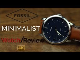 Fossil Minimalist, Blue Dial video 1