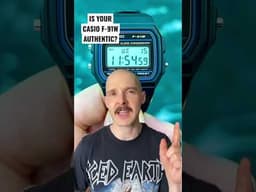 Casio F-91W video 2
