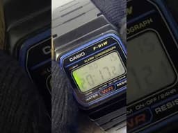 Casio F-91W video 1
