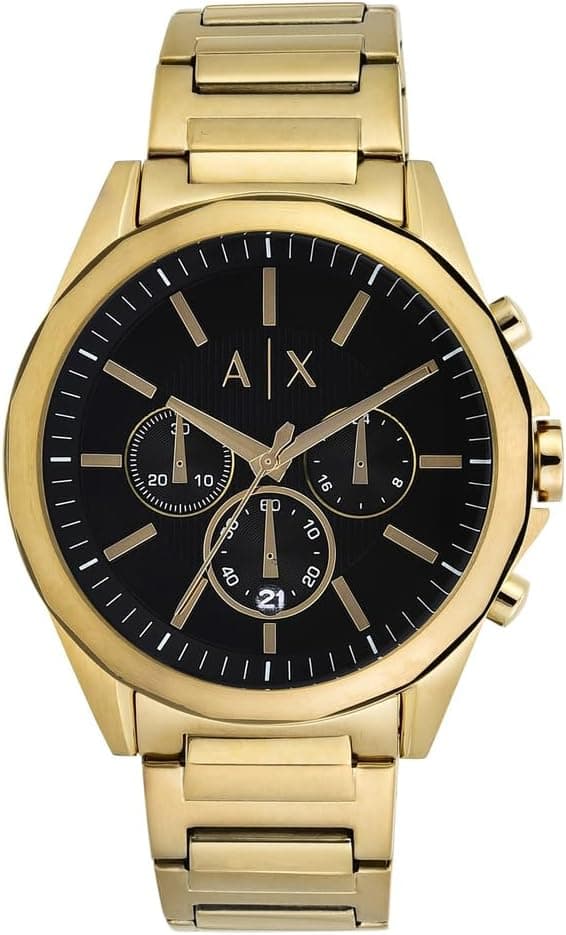 Armani Exchange A X Armani Exchange 44mm, Black Dial