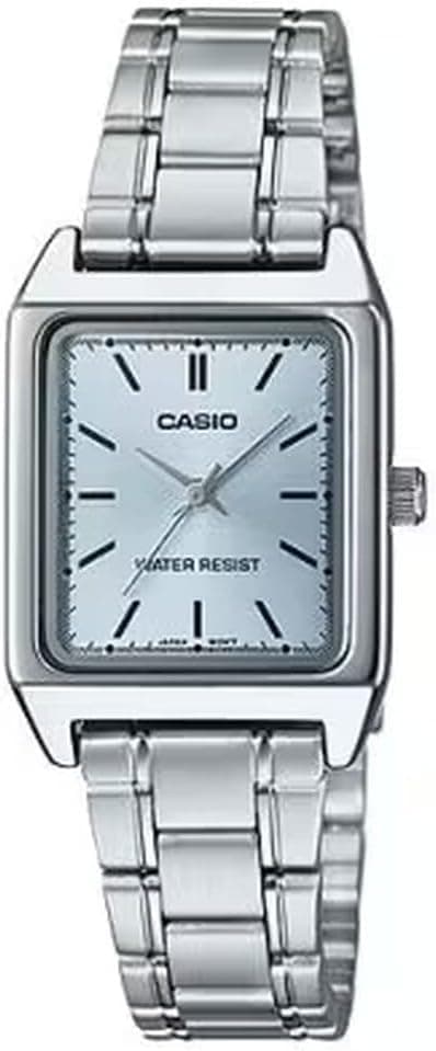 Casio LTP-V007D-2EUDF-NOBX-EW 22mm, Gümüş Kadran Gümüş Paslanmaz