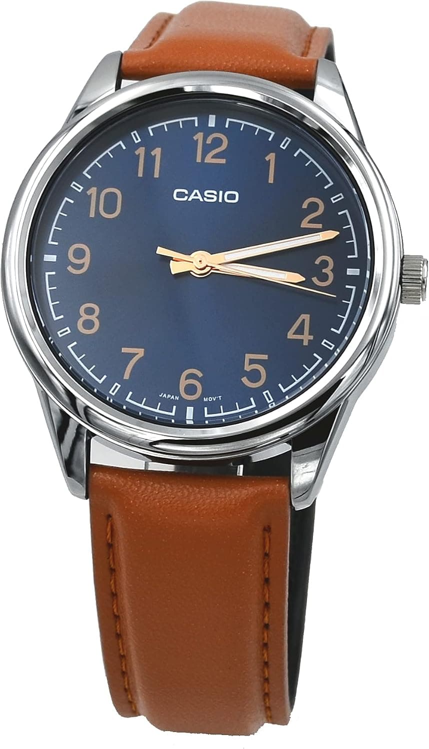 Casio MTP-V005L-2B4UDF-NOBX-EW 40mm, Blaues Zifferblatt Blau Lede