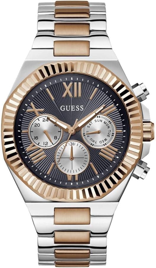 Guess GW0703G4, 44mm, Blue Dial, Multicolor Stainless Steel Bracelet