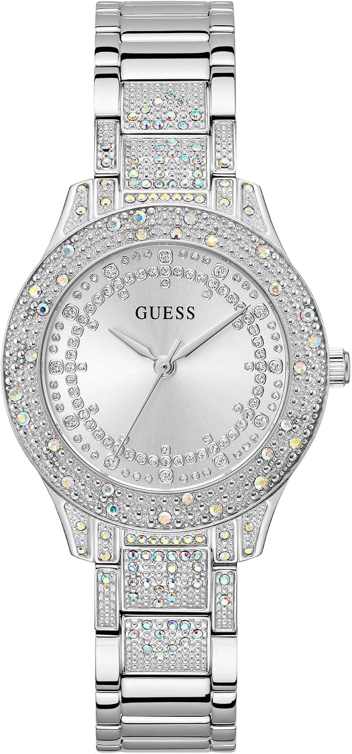 Guess GW0746L1, 36 mm, silbernes Zifferblatt, silbernes Edelstahlarmband