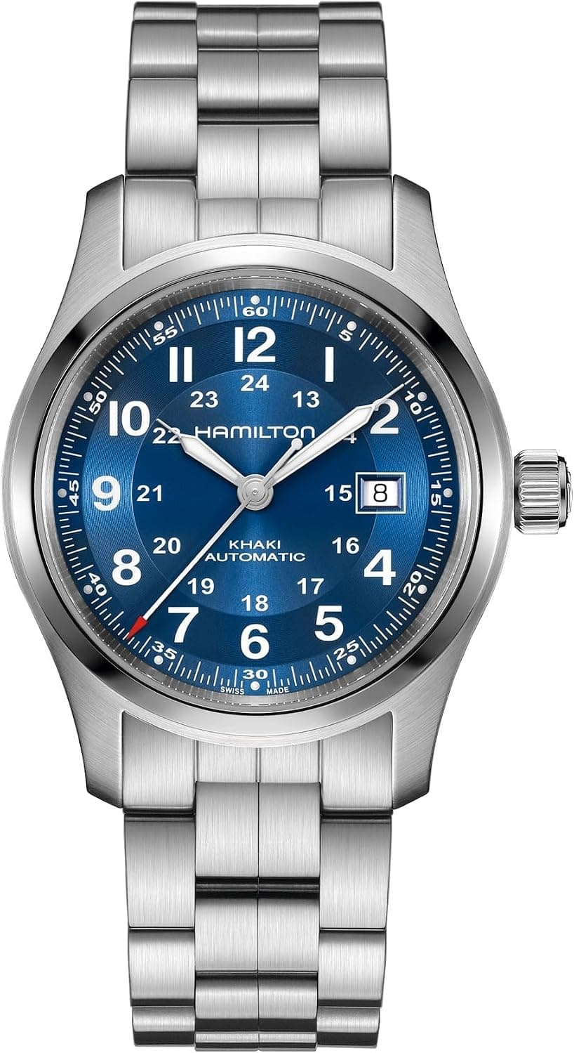 Hamilton Khaki Field 42mm, Blue Dial Silver Stainless steel