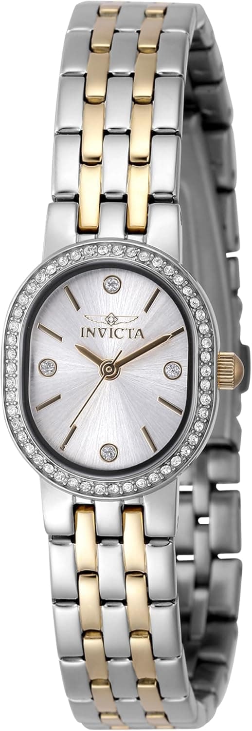 Invicta Angel PC21J 20mm, Gold Dial Steel, Gold Stainless steel