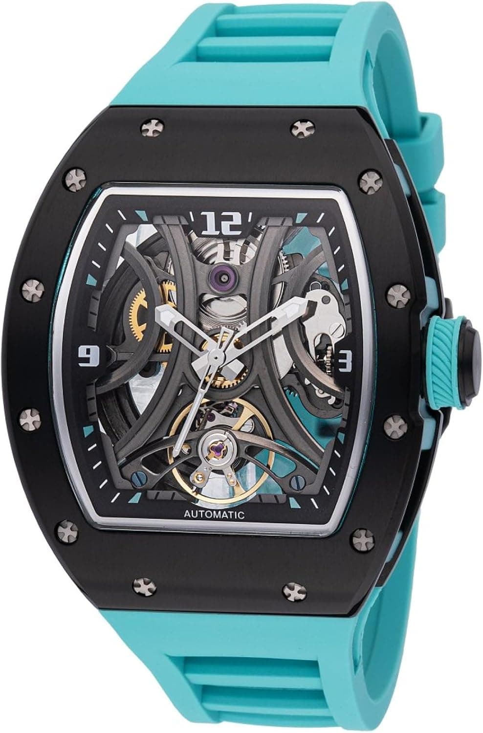 Invicta 49022 41mm, Black Dial Blue Silicone