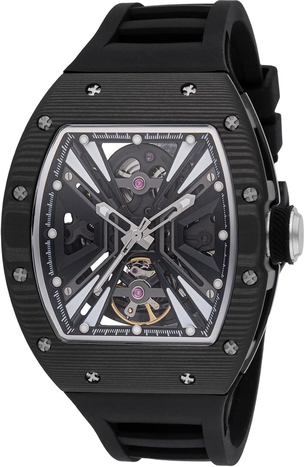 Invicta 49029 41mm, Black Dial Black Silicone