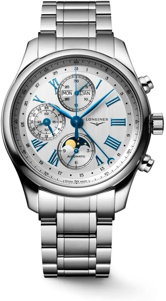 Longines Master L27734716, 42mm, Silver Dial, Silver Metal Bracelet