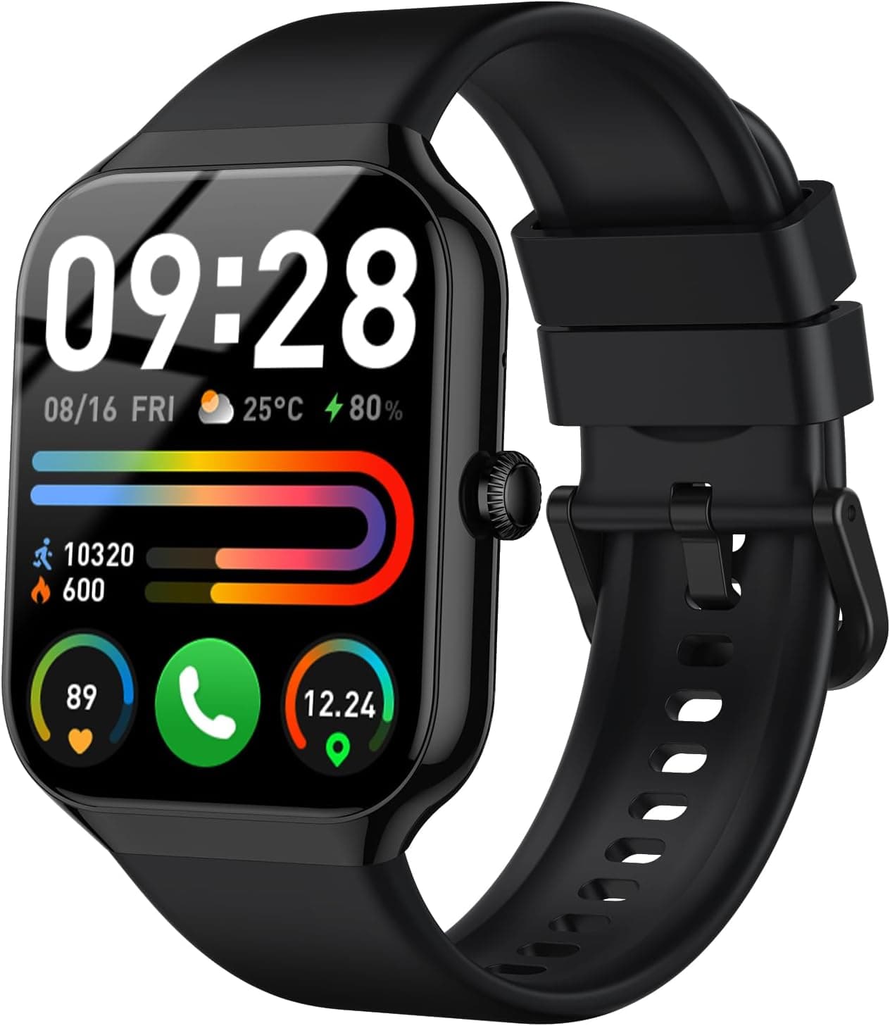 Motast P99, Black Silicone Band