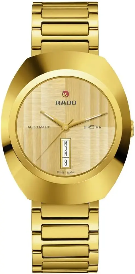 Rado DiaStar Original R12161253, 38mm, Gold Dial, Gold Stainless Steel Bracelet