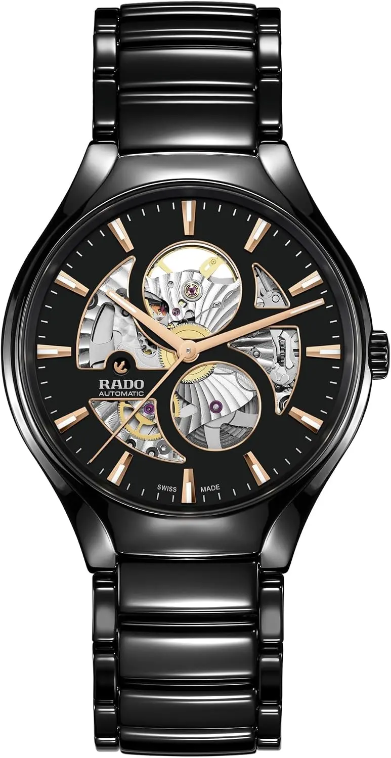 Rado True Round R27107172, 40mm, Black Dial, Black Ceramic Bracelet