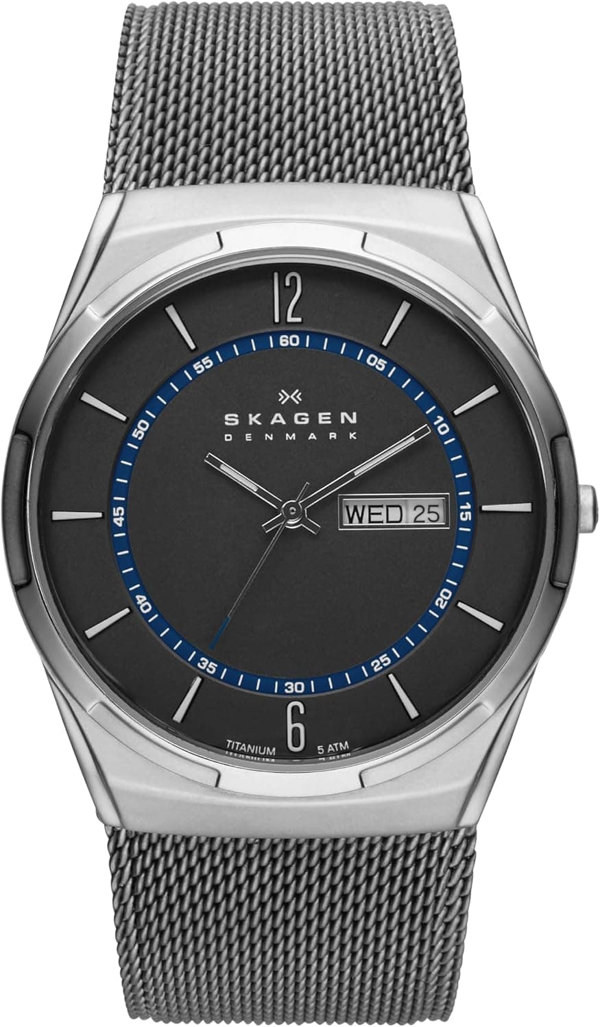 Skagen Denmark Melbye 40mm, Gray Dial Gray Stainless steel