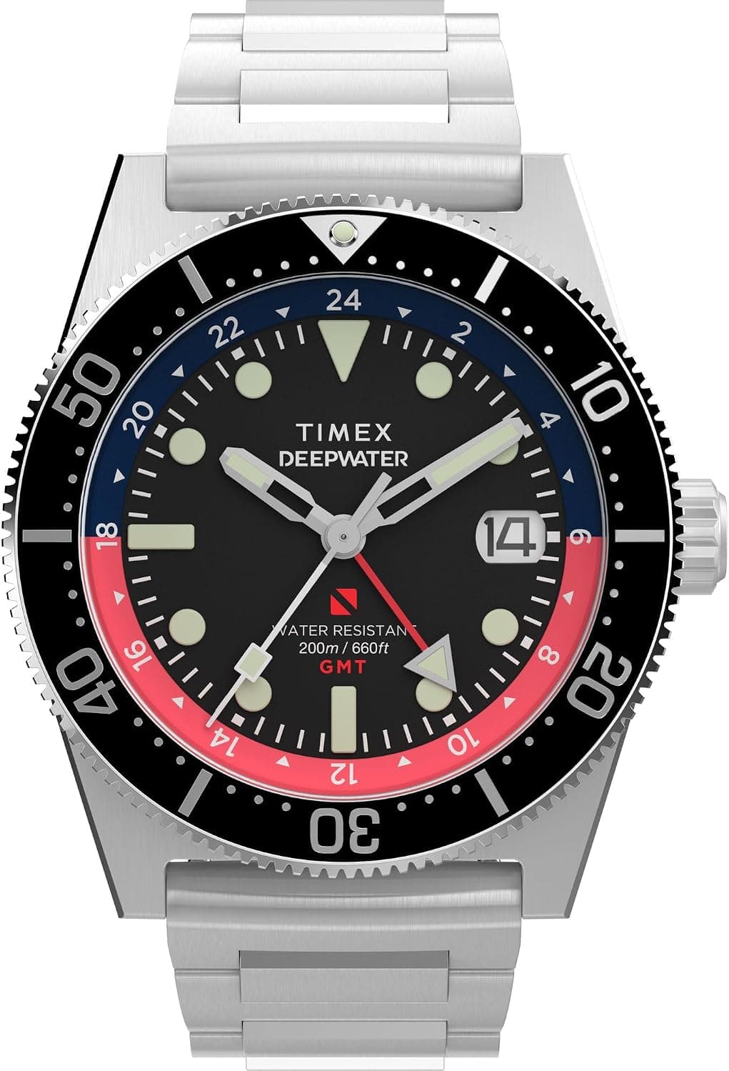 Timex Deep Water Reef TW2W95300VQ, 41mm, Black Dial