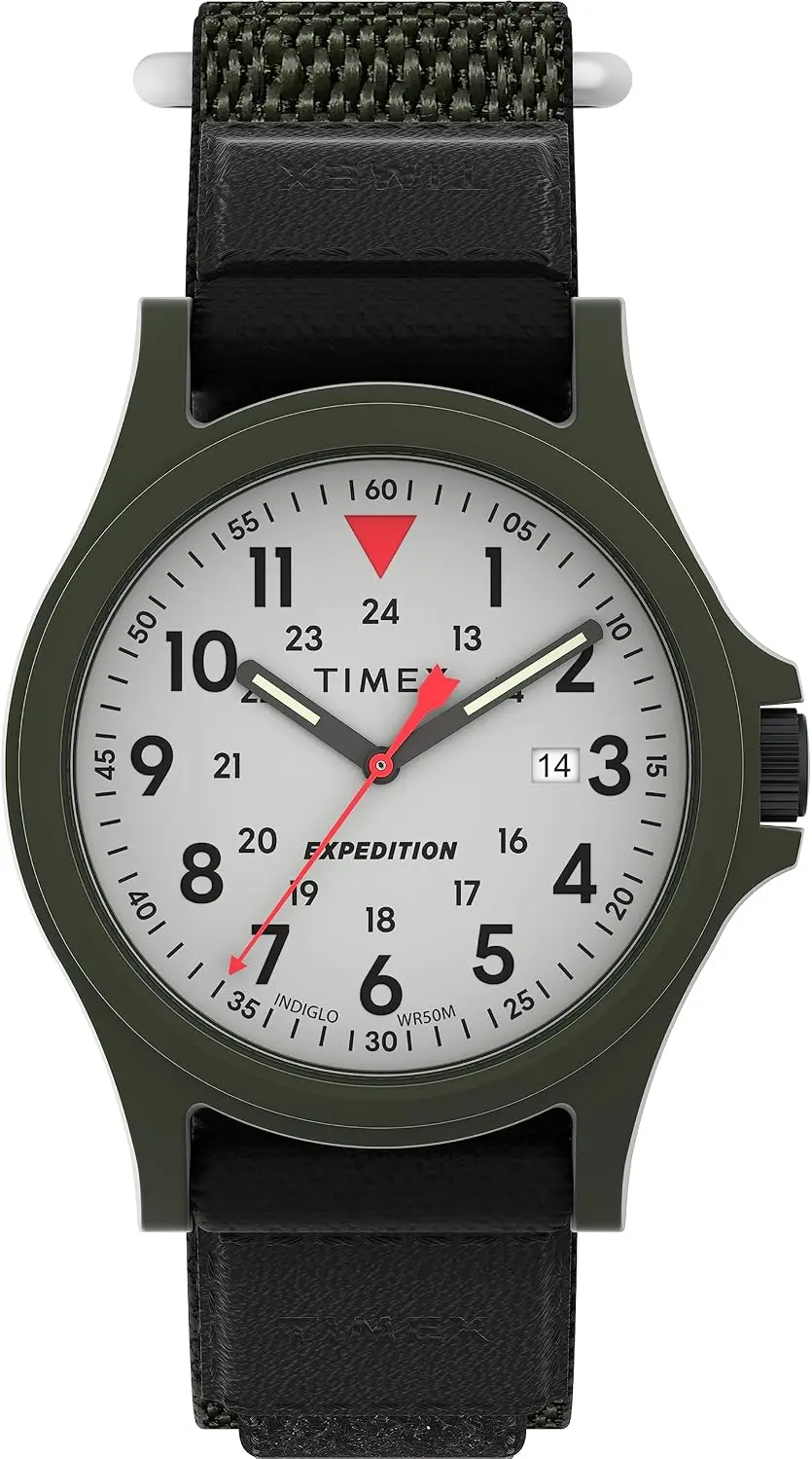 Timex Expedition Acadia TW4B293009J, 40 mm, graues Zifferblatt, schwarzes Stoffarmband