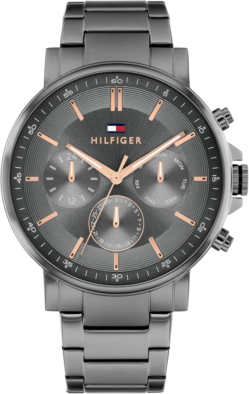 Tommy Hilfiger 1710711, 44mm, Silver Stainless Steel Bracelet