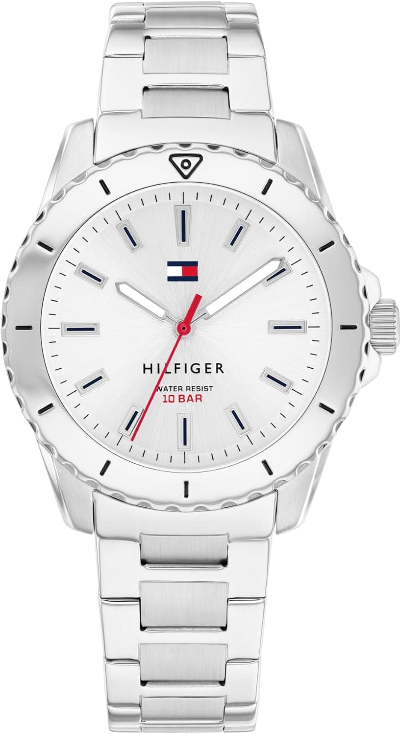 Tommy Hilfiger 1720051, 32mm, Silver Dial, Blue Stainless Steel Bracelet